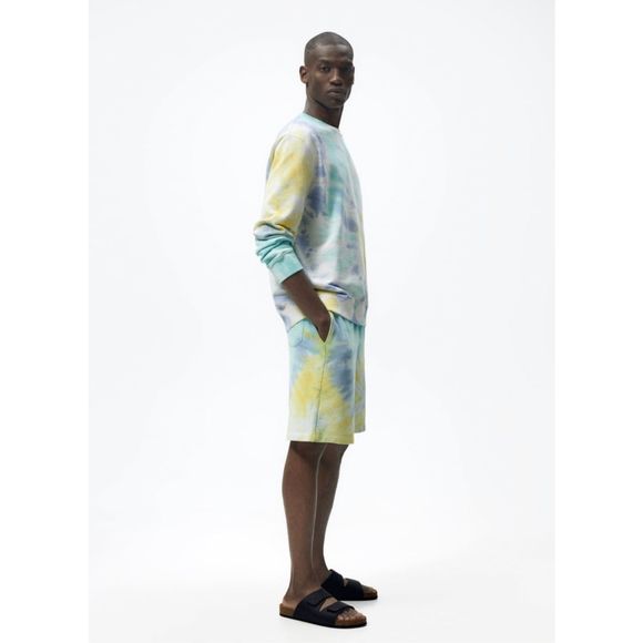 Zara Men’s Tie-Dye Print Sweatshirt Size L - Picture 6 of 7